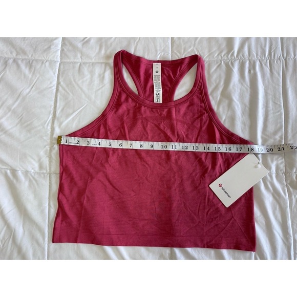 Lululemon Swiftly Tech Racerback Tank 2.0 Race Size 14 Dessert Red NWT - Picture 4 of 10